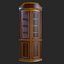 Librería de muebles vintage PBR Game Ready