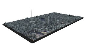 3D City of Hamburg