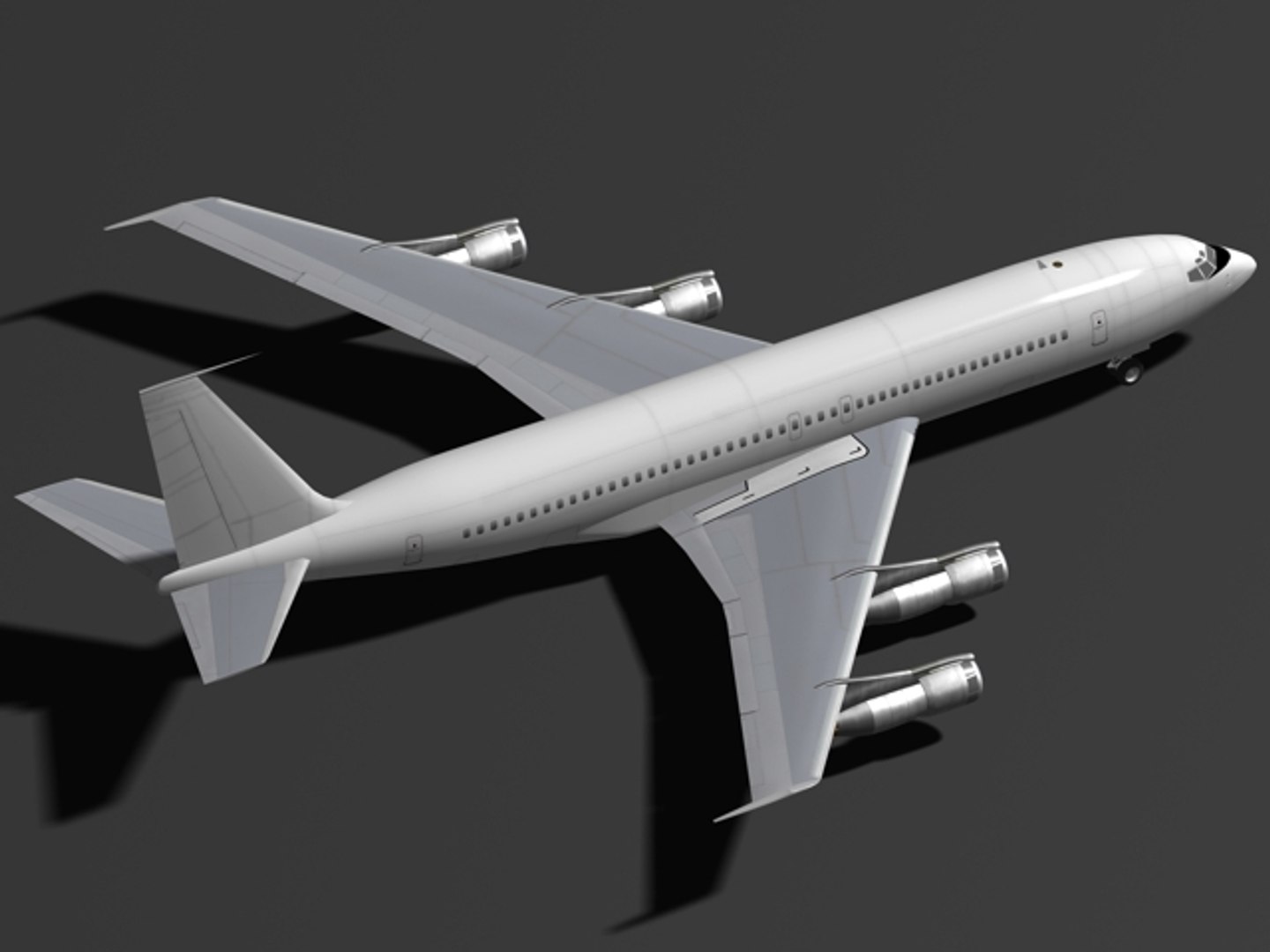 B 707-300 707 3d Model