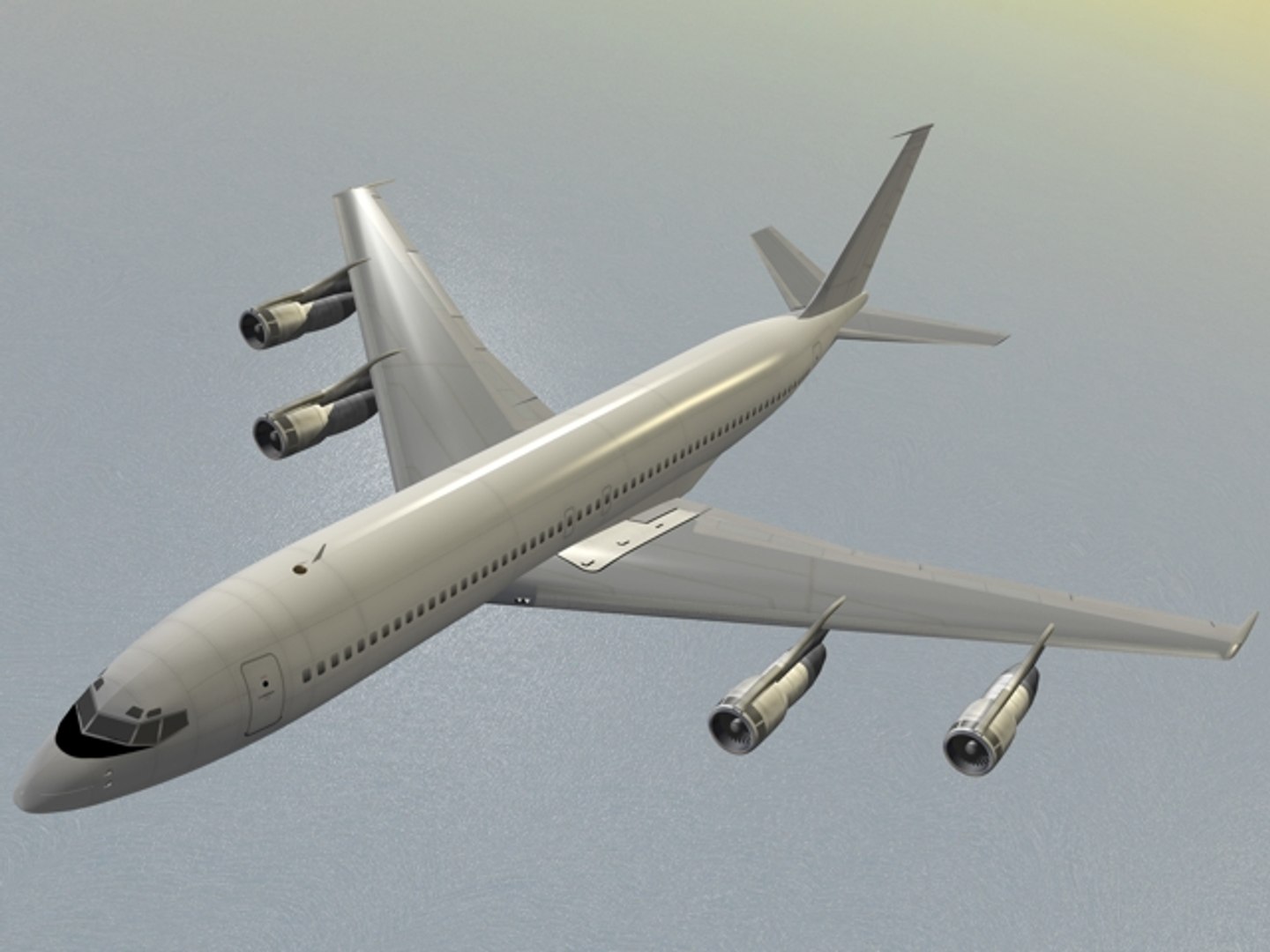 B 707-300 707 3d Model