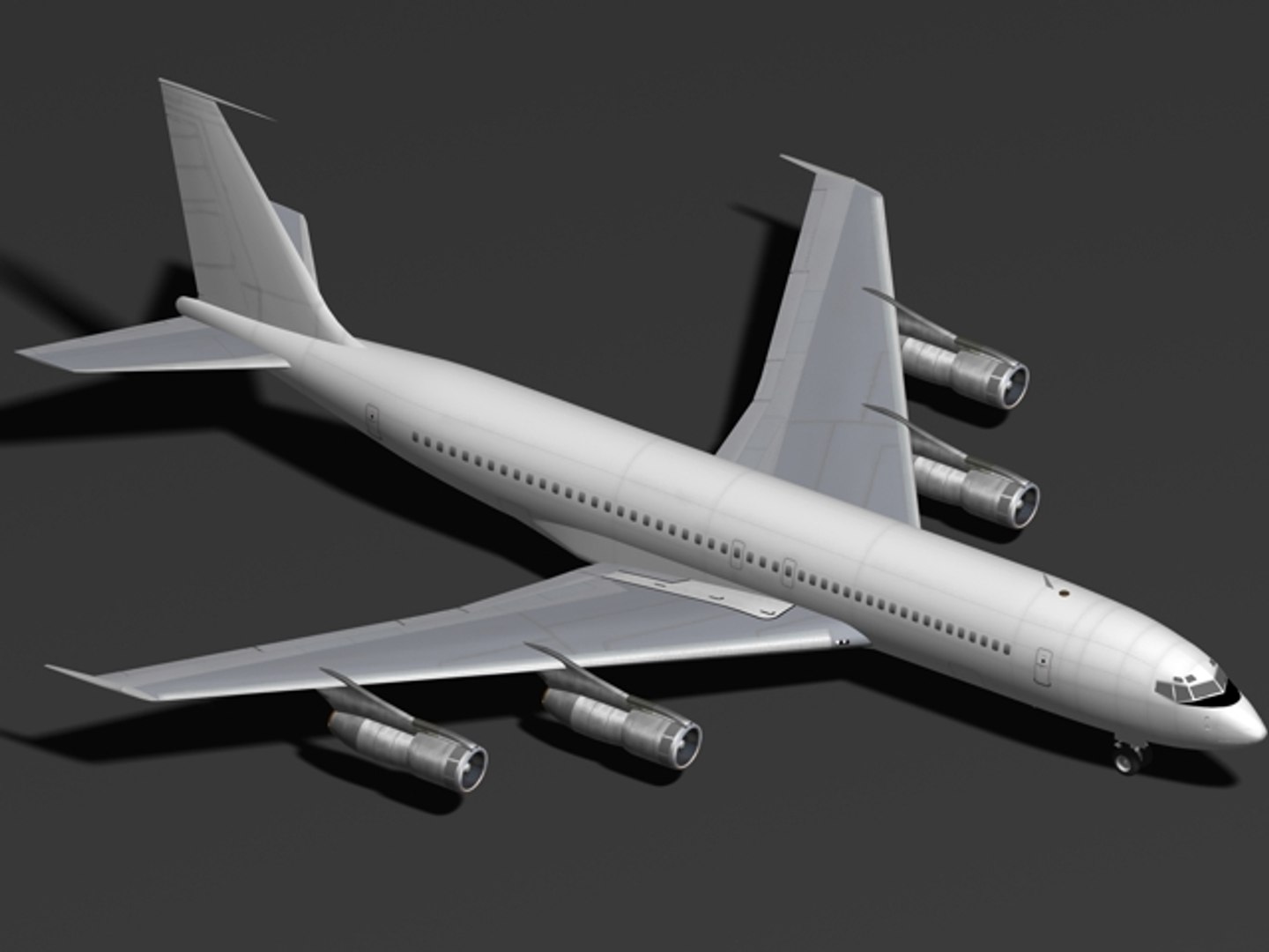 B 707-300 707 3d Model