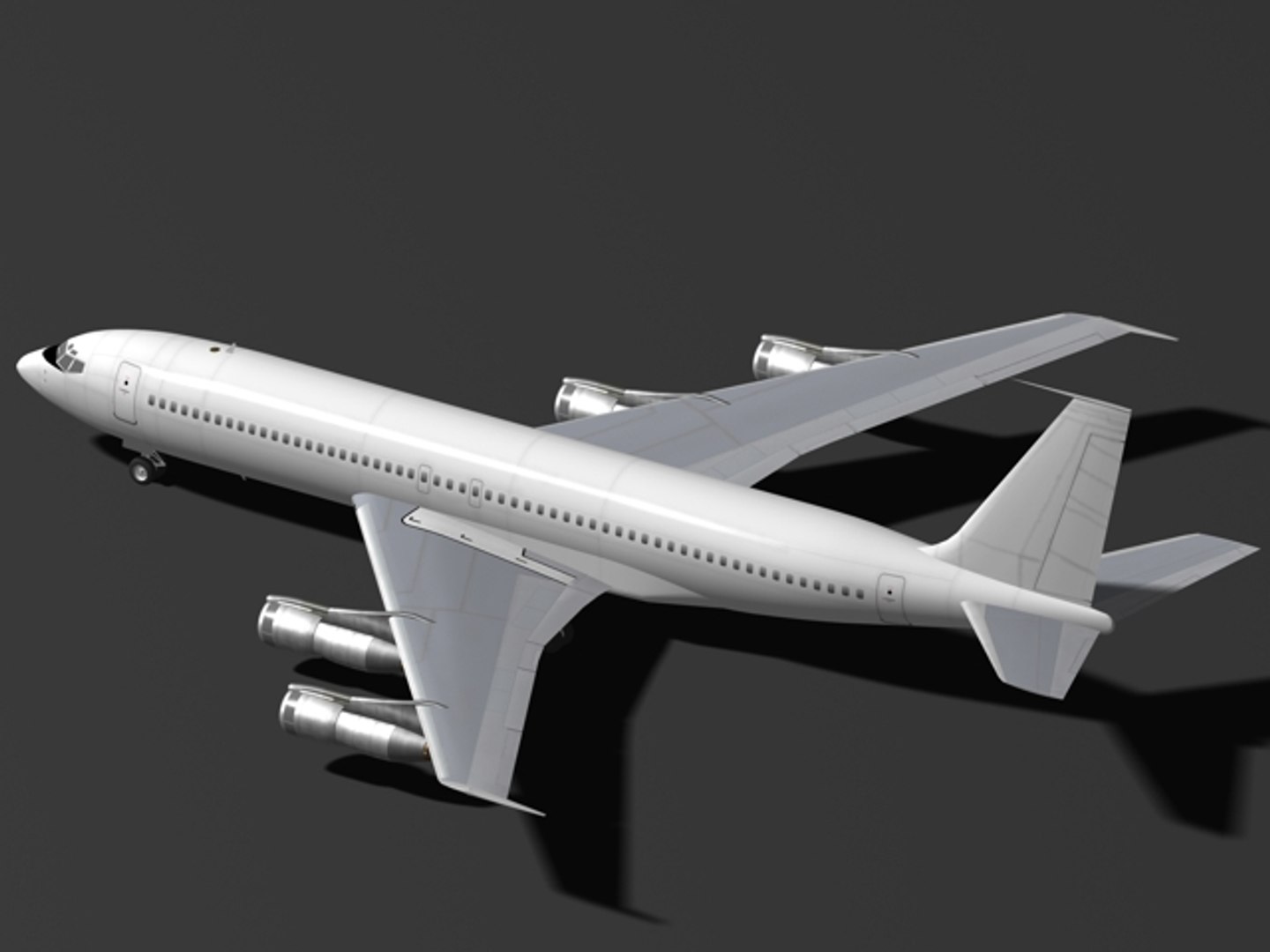 B 707-300 707 3d Model