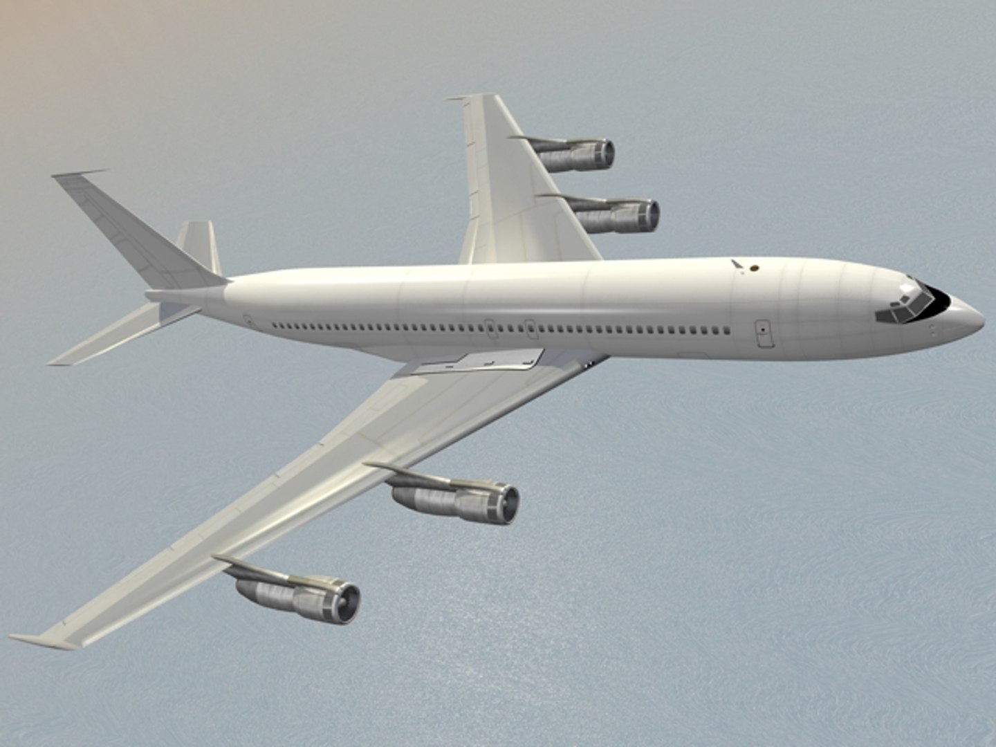 B 707-300 707 3d Model