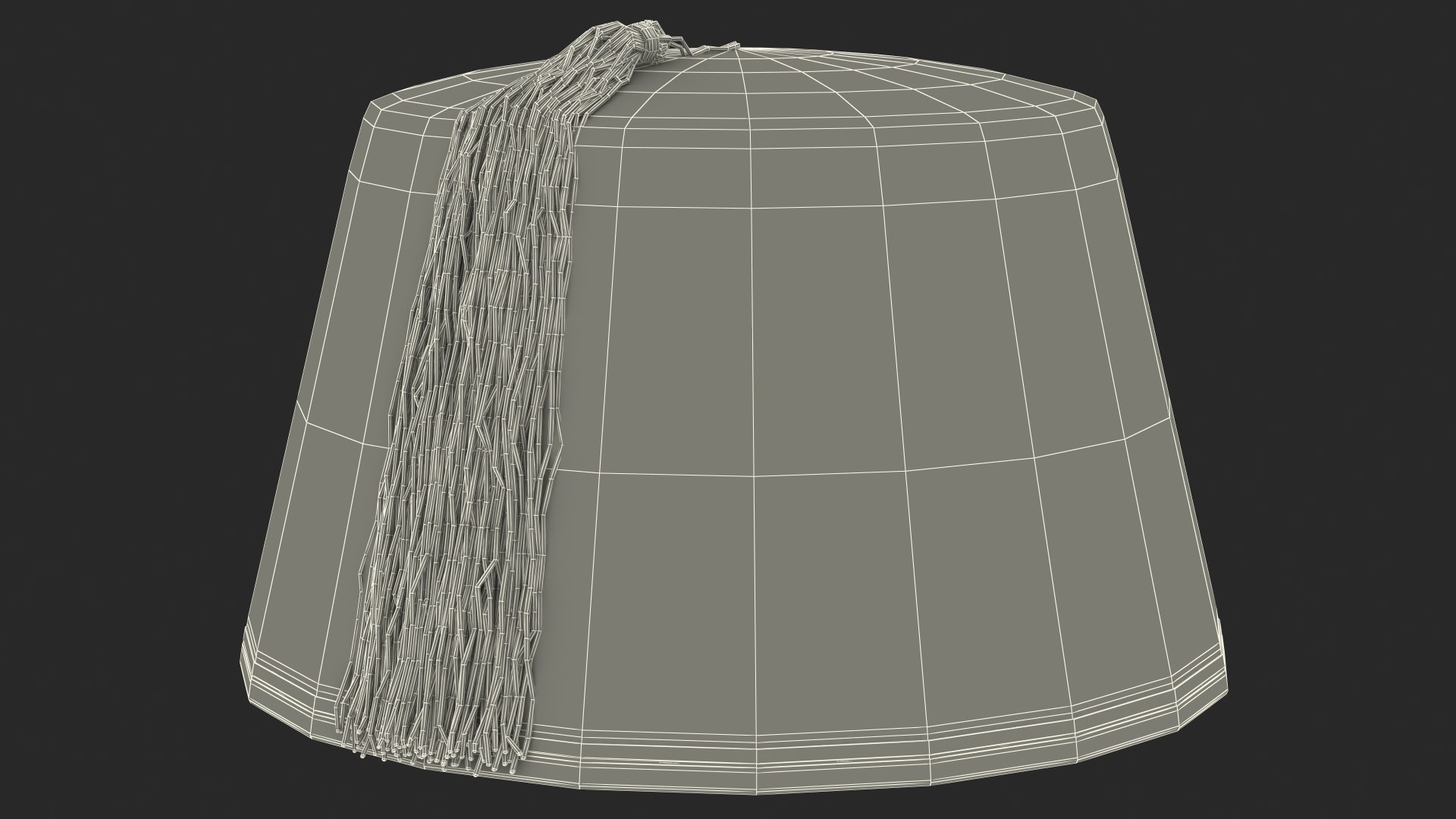 Traditional Arabic White Fez 3D Model - TurboSquid 1682076