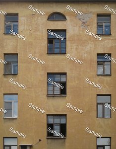 windows 239 - Rear wall of a classic European building