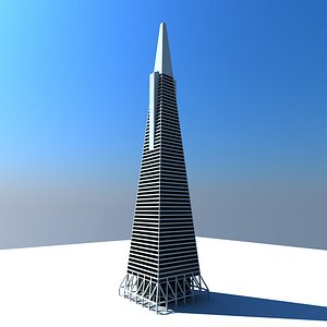 transamerica pyramid 3d model
