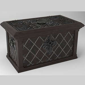 Medieval Tudor Rose Chest Trunk