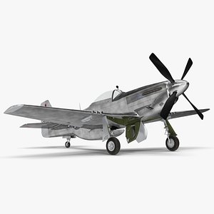 3D North American P-51