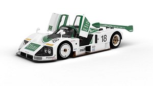 Mazda 787B Efini Racing 1991 HQ 3d model 3D