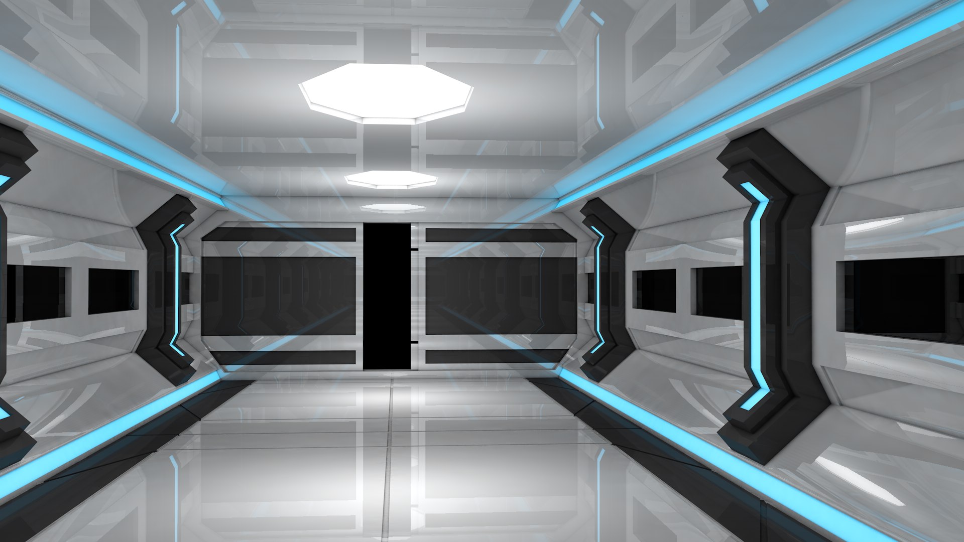Sci Fi Corridor 3D Model - TurboSquid 1799888