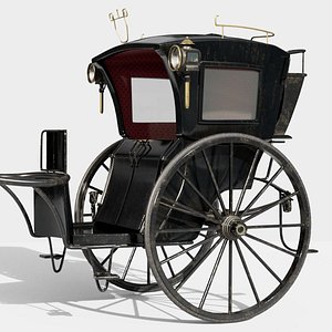 3D Hansom Cab