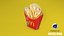 McDonalds Salted French Fries Box