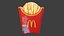 McDonalds Salted French Fries Box