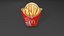 McDonalds Salted French Fries Box