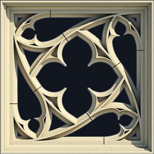 Small Square Gothic Window