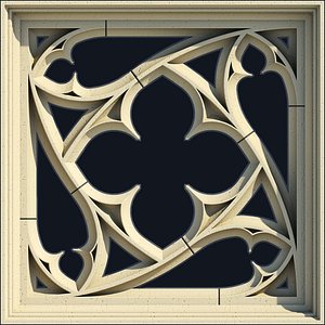 Small Square Gothic Window