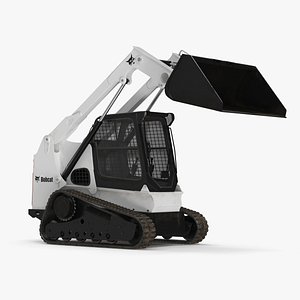 Compact Track Loader Bobcat Rigged model