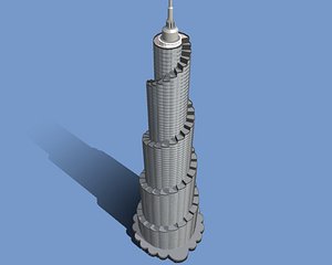 Postmodern Skyscraper 3D model