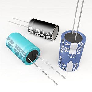 3d electrolytic capacitor model
