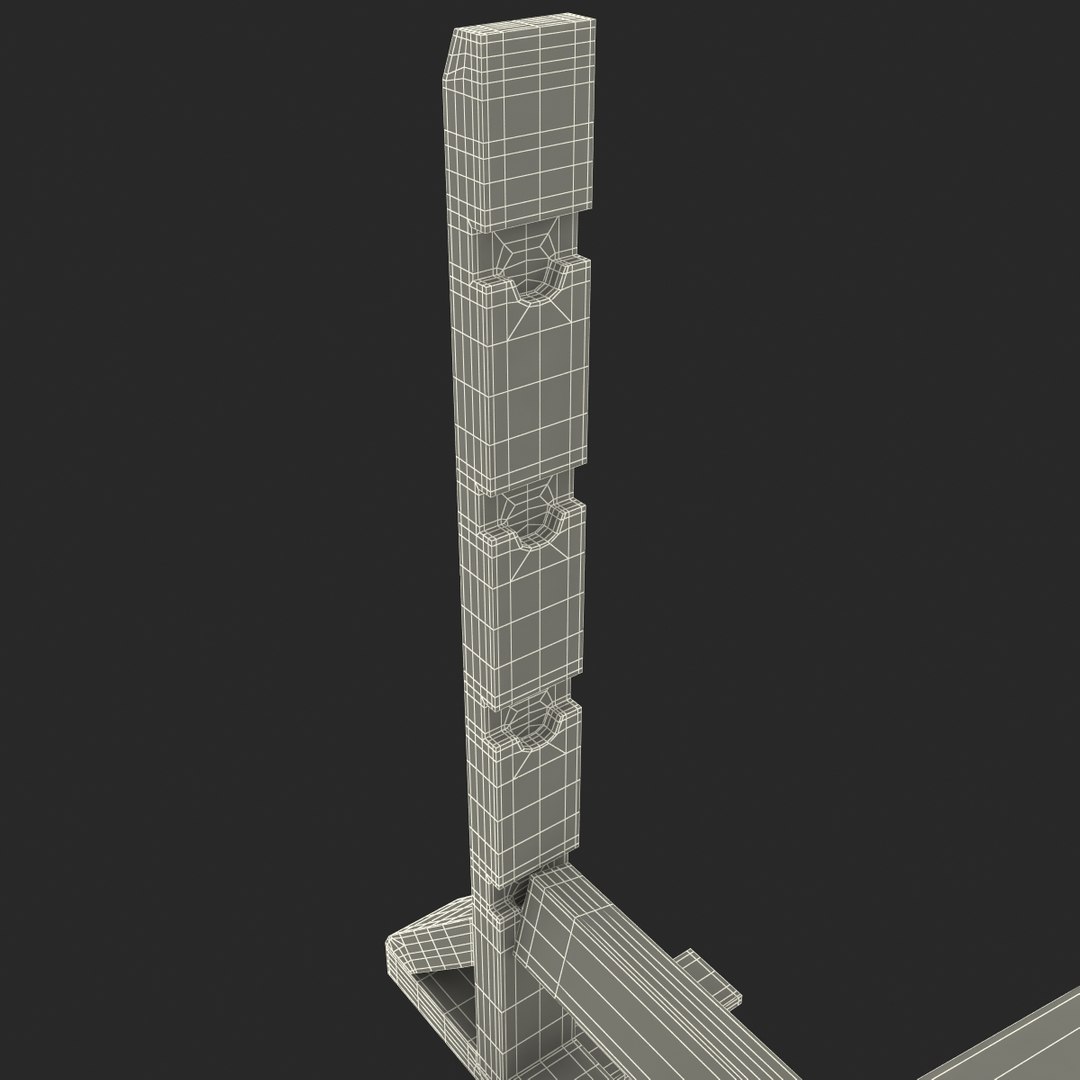 dog agility teeter totter 3d model