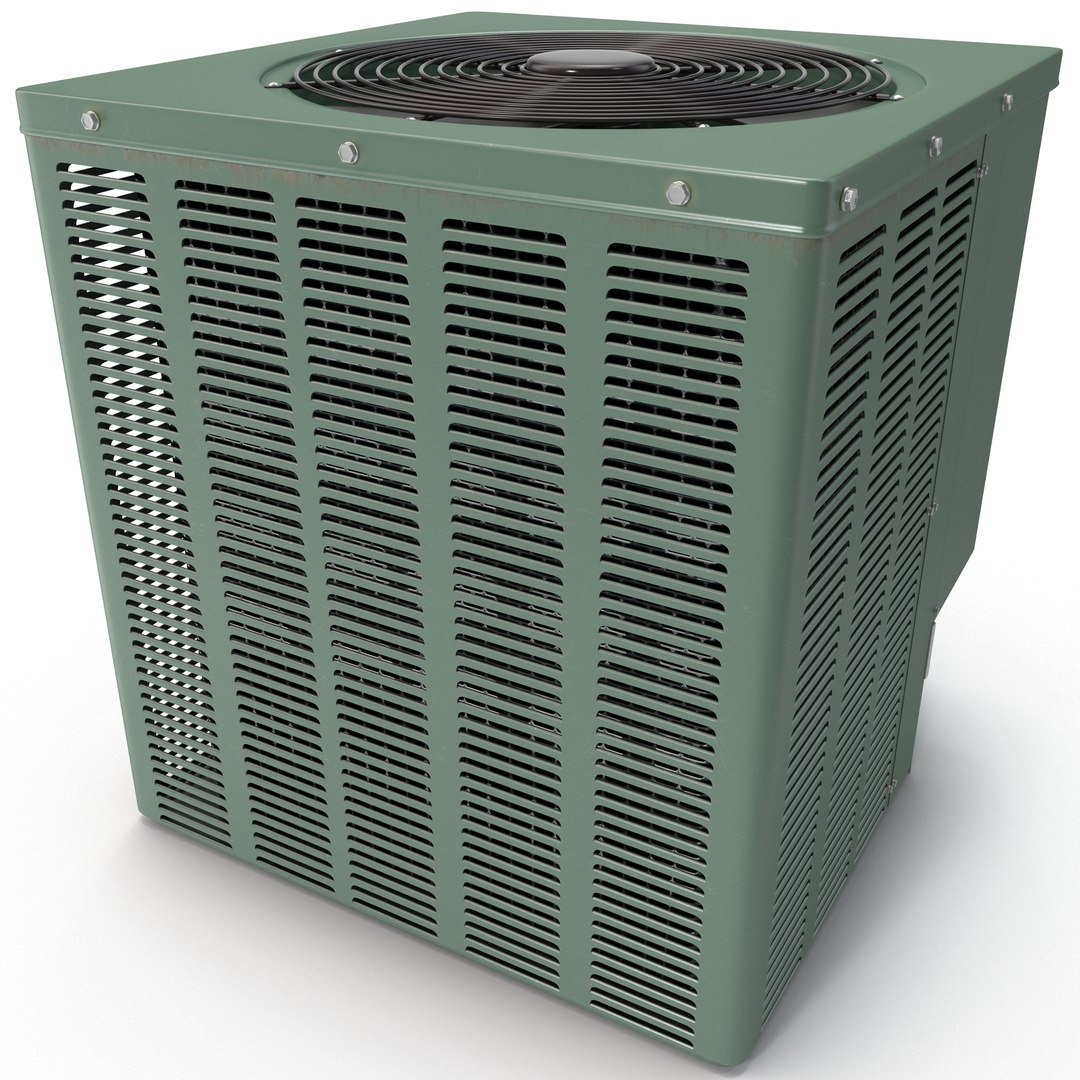 3d Model Of Household Ac Unit Ruud