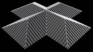 3D Roof structure 25O14 model