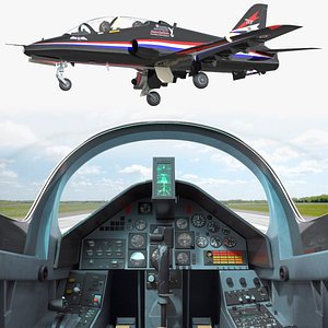 Royal Air Force BAE Hawk T1 Jet Black 3D