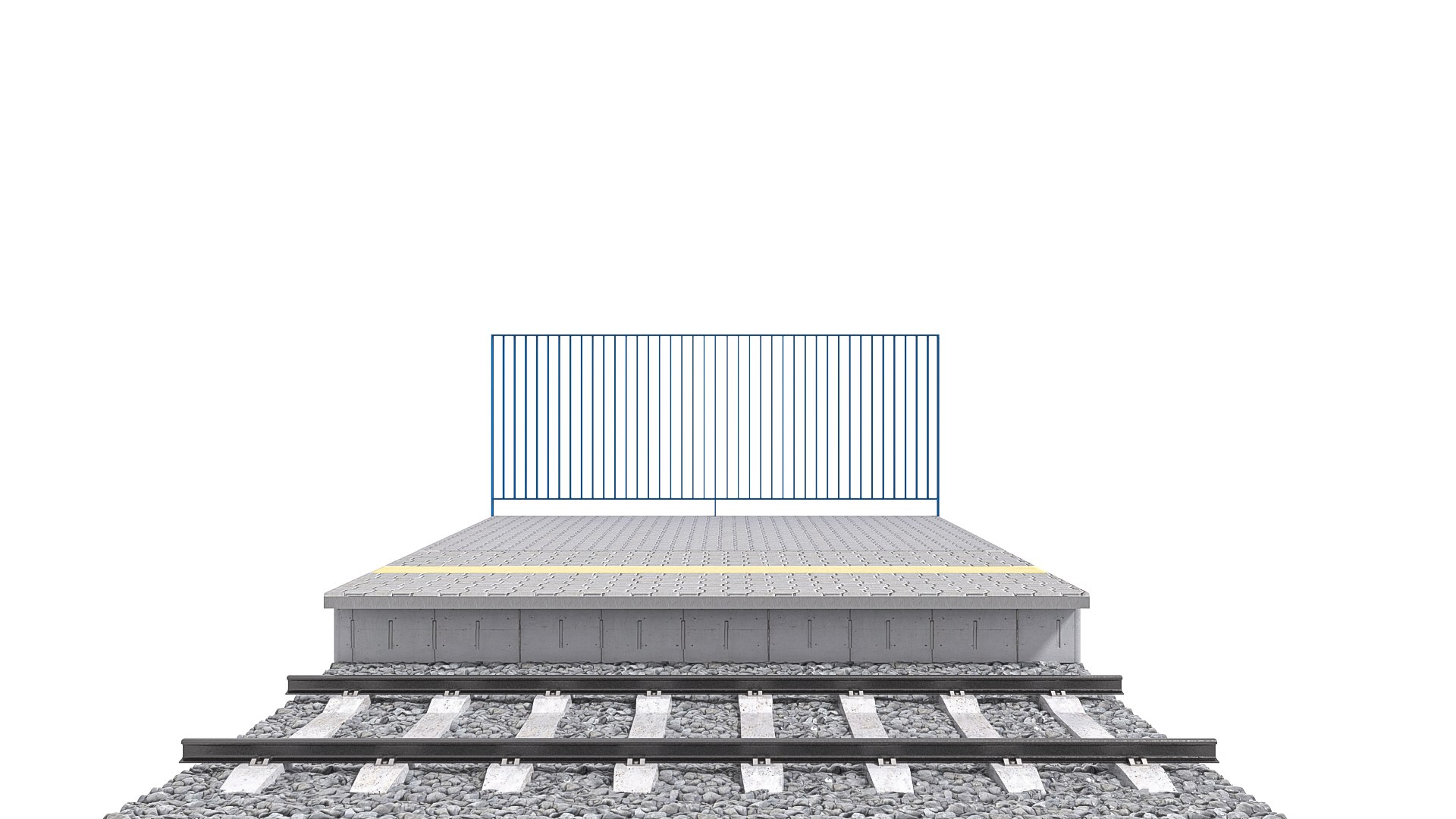 Train Platform Modules 01 3D Model - TurboSquid 2297338