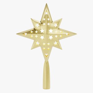 3D Christmas Star