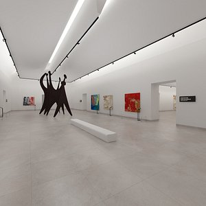3D Art Gallery Interior