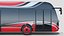 3D model electric hybrid trolleybus simple