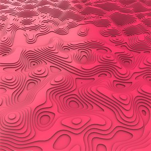3D Parametric Topography Surface