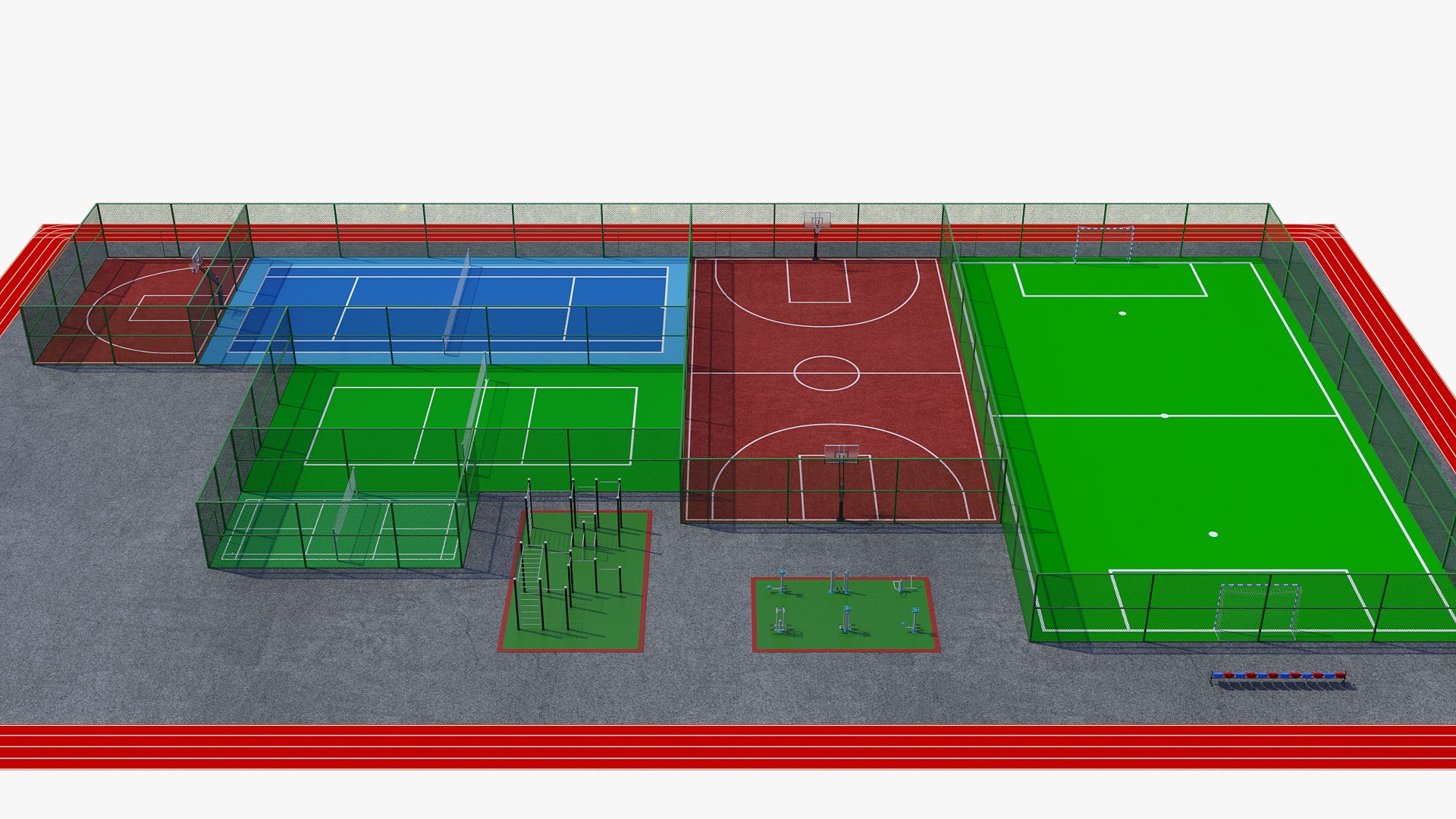 Mini stadiums and street fitness Badminton tennis voleyball basketball football 3D model https://p.turbosquid.com/ts-thumb/sZ/nGbyaK/FC/ministadiums002/jpg/1743621116/1920x1080/fit_q87/9ad1071d23ba3a4b4010527c7f8f266c2dafcd94/ministadiums002.jpg