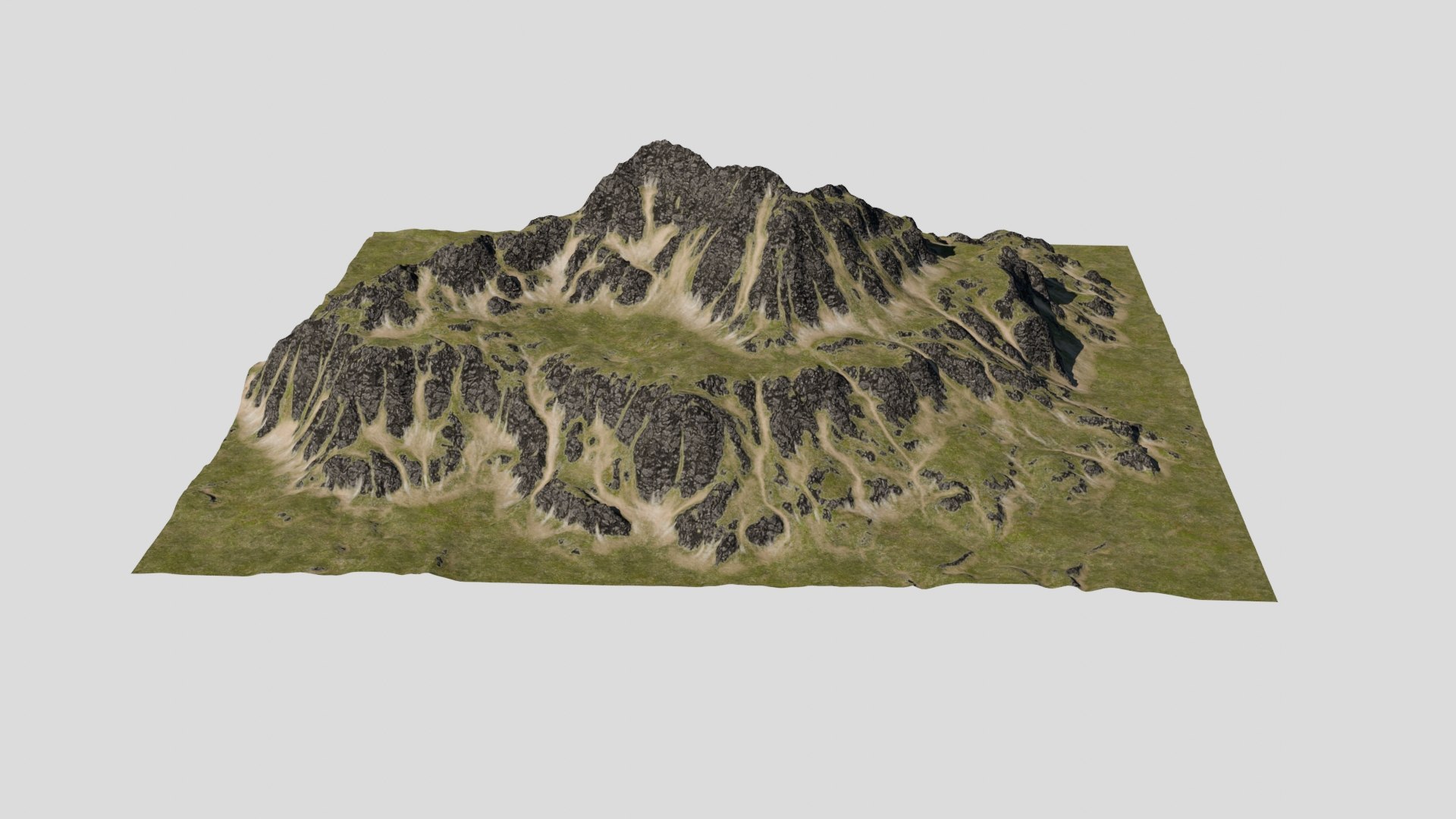 Mountain Ex19 Model - TurboSquid 2081086