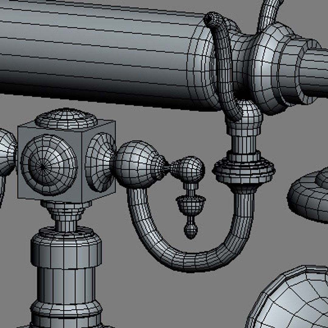 Antique Telephone 3d Model
