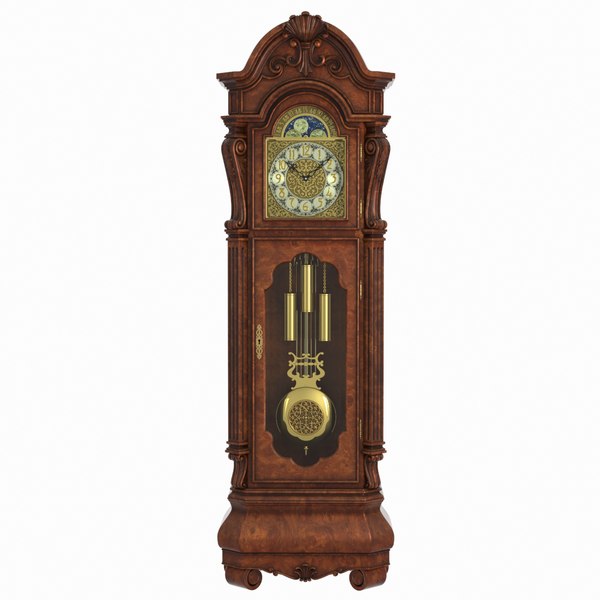 antique clock 3d model