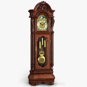 antique clock 3d model