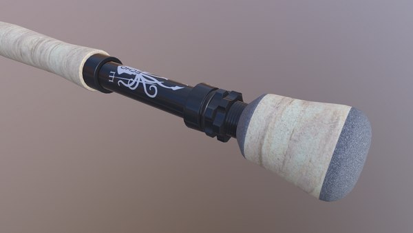 3D Fly Fishing Rod model - TurboSquid 1716490