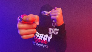 Hip-Hop Rapper Chain Snatcher 3D model