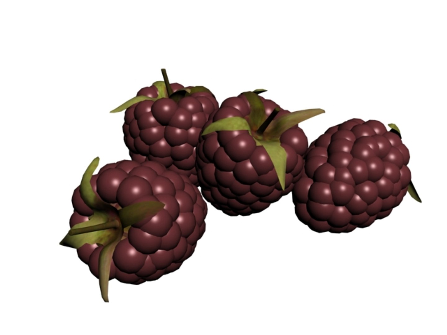 Raspberry 3D - TurboSquid 1449084