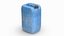 High Poly Plastic Dirty JerryCan