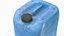 High Poly Plastic Dirty JerryCan