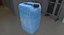 High Poly Plastic Dirty JerryCan