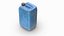 High Poly Plastic Dirty JerryCan