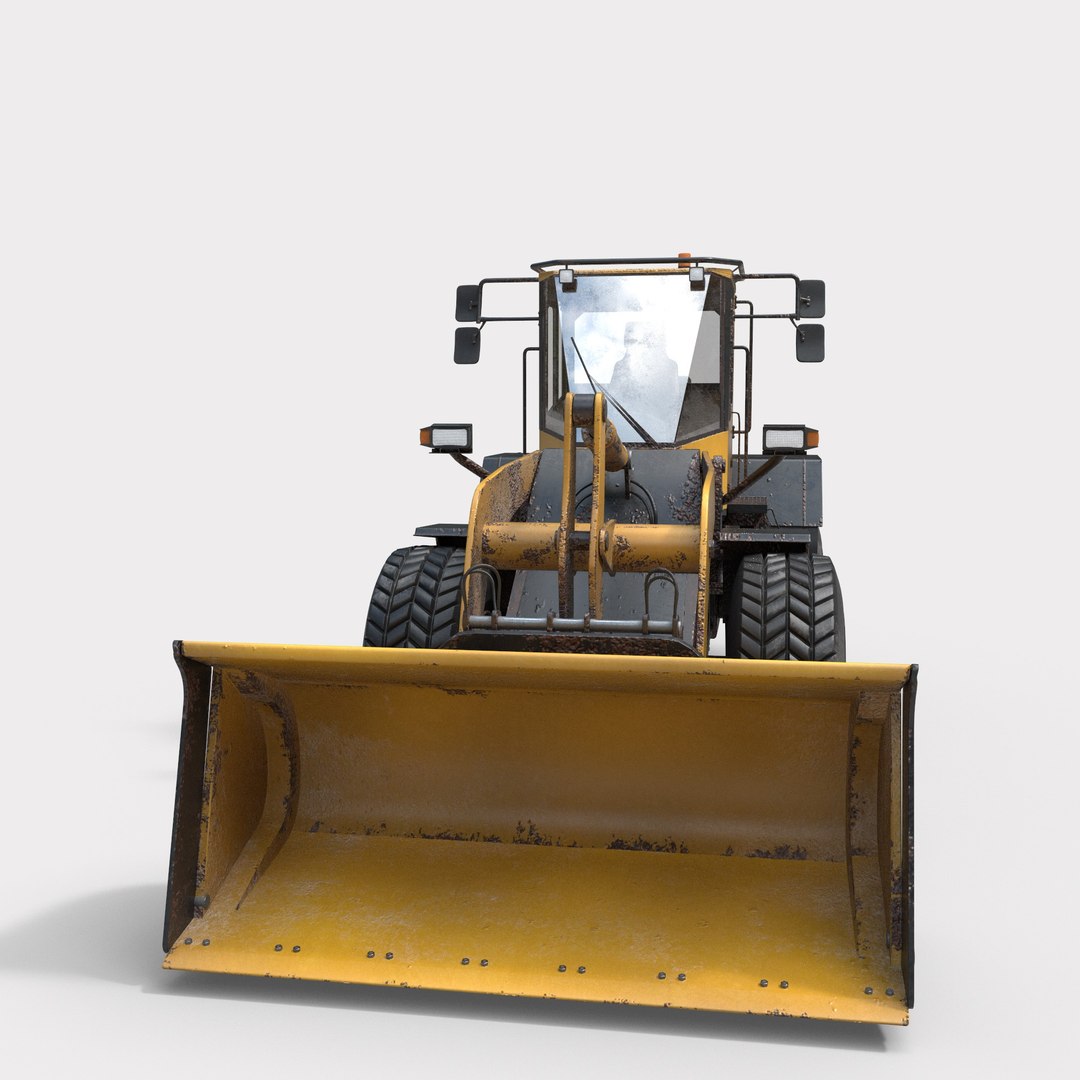 Construction Wheel Loader 3D Model - TurboSquid 2418122