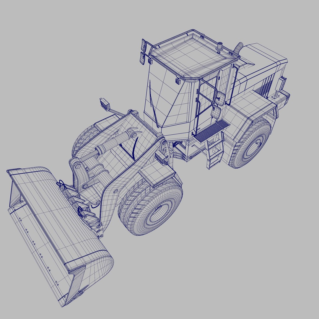 Construction Wheel Loader 3D Model - TurboSquid 2418122