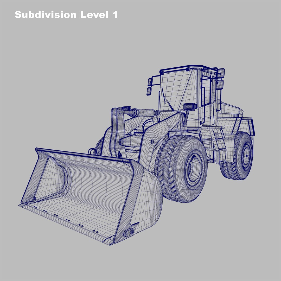 Construction Wheel Loader 3D Model - TurboSquid 2418122