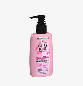 3D shampoo bottle