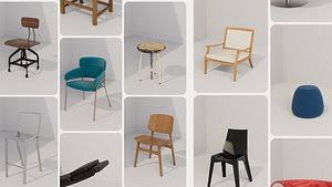3D Modern Chairs 70