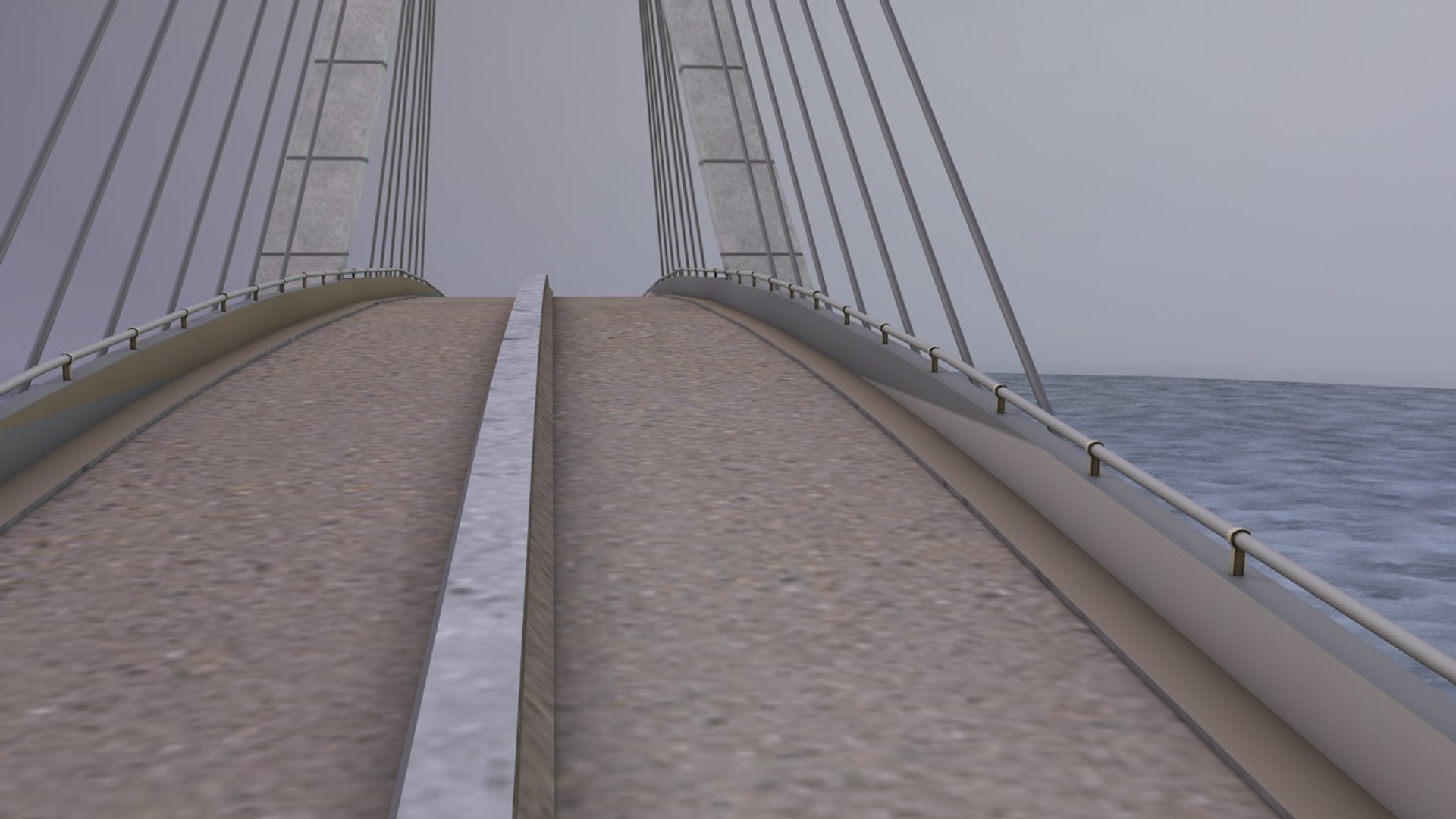 Design suspension bridge details 3D model - TurboSquid 1386709